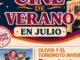 Cartel de cine de verano en Plaza de España de San Fernando de Henares con programación de julio. Entrada gratuita.