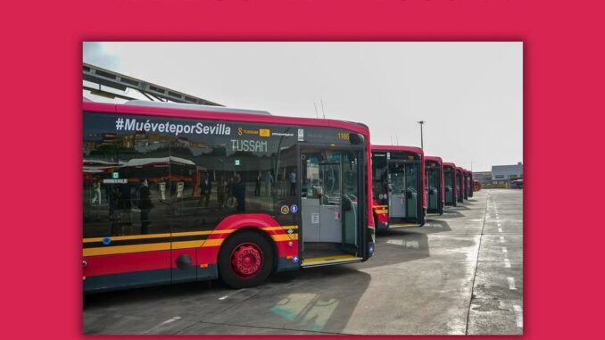 Diez nuevos autobuses híbridos para TUSSAM. Tecnología sostenible para Sevilla