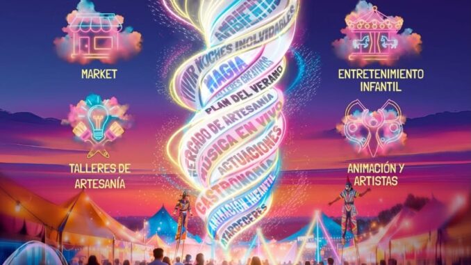 Vuelve Sol Market a Castellón con conciertos, foodtrucks y actividades gratuitas Cartel promocional de Sol Market Castellón con información sobre conciertos en vivo, gastronomía internacional, market y entretenimiento infantil en Puerto de Azahar
