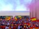 Celebración de Torrijos por el campeonato mundial de España en el Pabellón Municipal