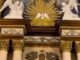 Imagen de la Virgen del Prado en su camarín del altar mayor