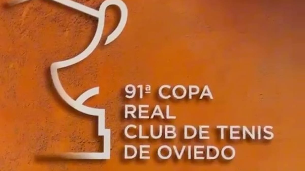 Cartel promocional de la 91.ª Copa del Real Club de Tenis de Oviedo, del 23 al 29 de agosto, con entrada libre y gratuita