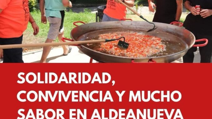 Aldeanueva del Camino recauda fondos contra el neuroblastoma infantil Paellas benéficas en Aldeanueva del Camino durante el Día Solidario de la Semana Cultural a favor del neuroblastoma infantil