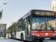 Autobús de transporte público en Barcelona, servicio de movilidad durante partidos del FC Barcelona
