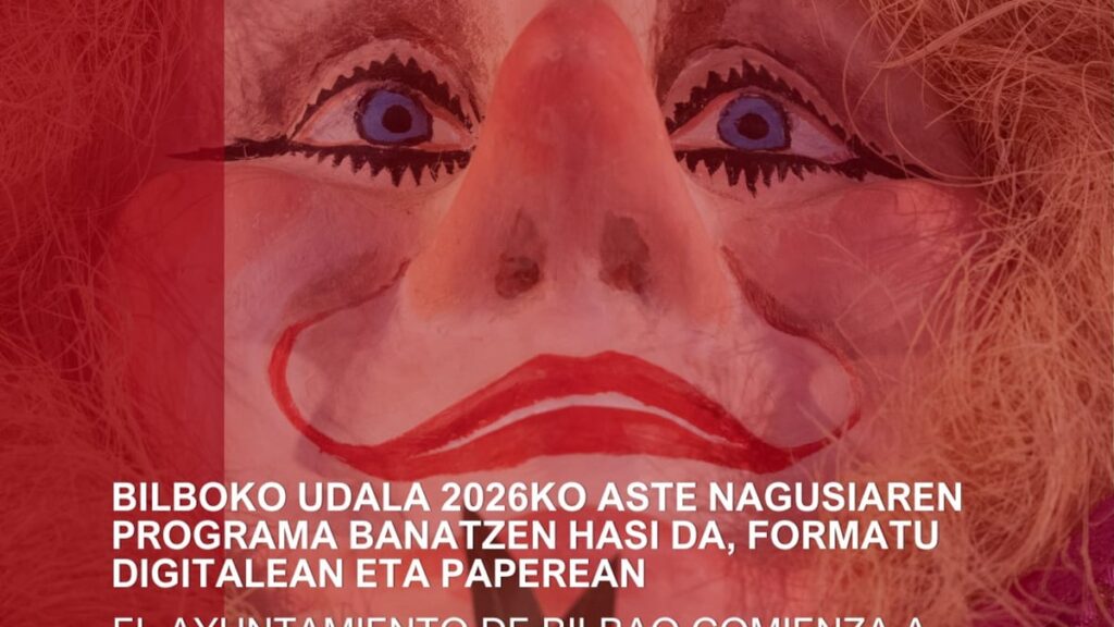 Cartel del programa de Aste Nagusia 2026 del Ayuntamiento de Bilbao