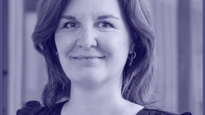 Iris Jugo, coordinadora general de Cáceres 2031, en la campaña #AboutEurope sobre el papel de la cultura en la construcción de Europa