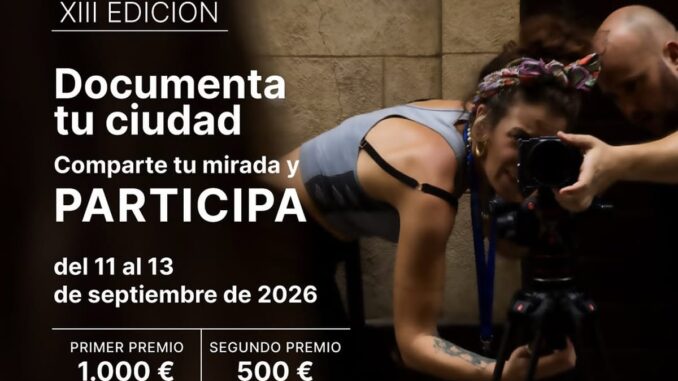 Cartel de la XIII edición de DocuExpres con información sobre el festival de cine documental de Cádiz