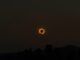Momento del eclipse en Castellón observado por ciudadanos de la provincia