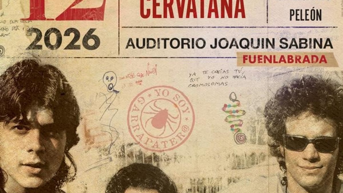 Cartel del concierto de Los Delinquentes en las Fiestas Patronales de Fuenlabrada, 12 de septiembre de 2026. Last Tour en el Auditorio Joaquín Sabina