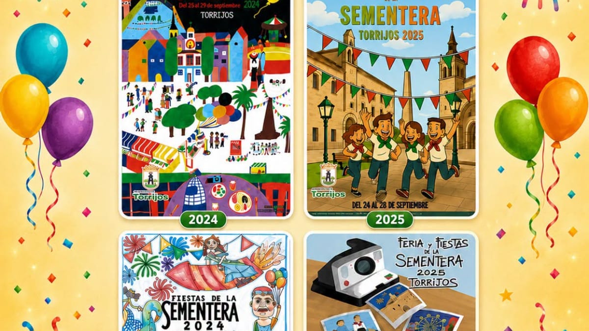 Cartel del Concurso de Carteles de las Fiestas de la Sementera 2026 de Torrijos con información de plazos y premios