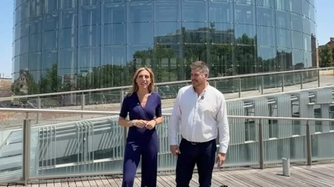 Visita de la alcaldesa Candelaria Testa al futuro Soho City, antiguo CREAA de Alcorcón