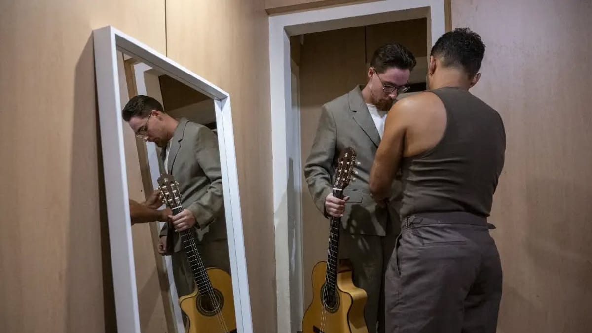 Daniel Bommatti en concierto durante el Festival Patrimonio Flamenco 2026 en el Castillo Santa Catalina de Cádiz