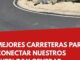 Carretera CC-225 mejorada en La Garganta. Obra de la Diputación de Cáceres
