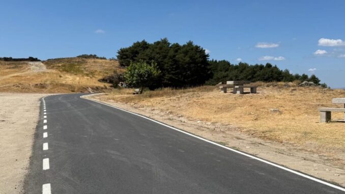 Diputación de Cáceres finaliza obras de refuerzo en la CC-225 hacia Salamanca Obras de refuerzo de la carretera CC-225 en La Garganta, Cáceres