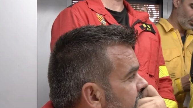 La Diputación de Castellón actualiza la situación de los incendios Logos de Bombers y Diputación de Castellón en cartel de actualización sobre incendios