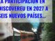 Cartel promocional de DiscoverEU con texto sobre ampliación a nuevos países europeos