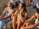 Concentración de personas en La Atalayita durante el eclipse solar de Fuerteventura