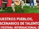 Cartel promocional del VI Festival Internacional de Guitarra de Arroyo de la Luz con información sobre conciertos gratuitos en municipios de Cáceres