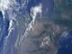 Imagen satelital EUMETSAT de Galicia mostrando sistemas nubosos de inestabilidad atmosférica el 8 de agosto de 2026
