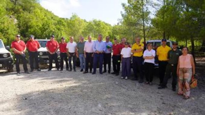 Efectivos de la Generalitat Valenciana en tareas de vigilancia forestal para prevención de incendios