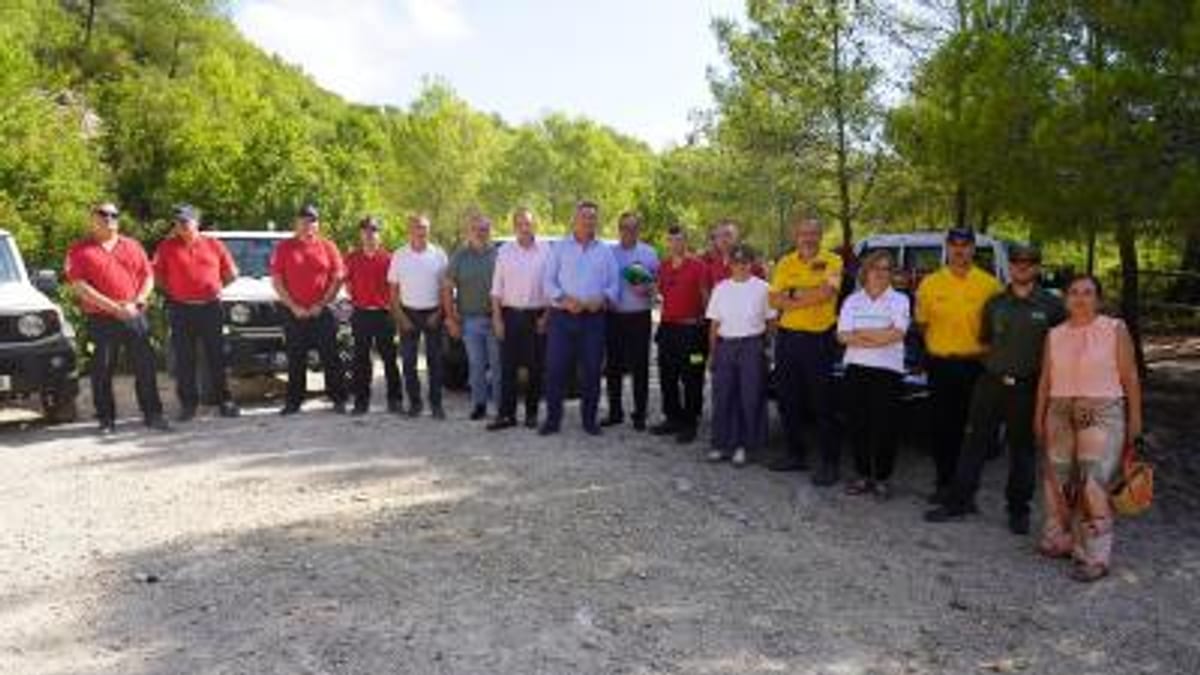 Efectivos de la Generalitat Valenciana en tareas de vigilancia forestal para prevención de incendios