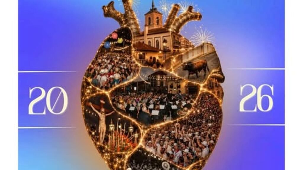 Cartel del programa de Fiestas Populares 2026 del Ayuntamiento de Humanes de Madrid en honor al Santísimo Cristo de la Agonía