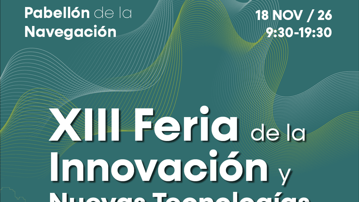Cartel de InproInnova 2026, XIII Feria de la Innovación y Nuevas Tecnologías, a celebrarse el 18 de noviembre de 2026 en el Pabellón de la Navegación de Sevilla