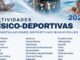 Cartel informativo de inscripciones para actividades deportivas municipales de Oviedo con listado de disciplinas disponibles