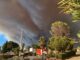 Operativos del Plan Infoca trabajando en la extinción del incendio de Niebla