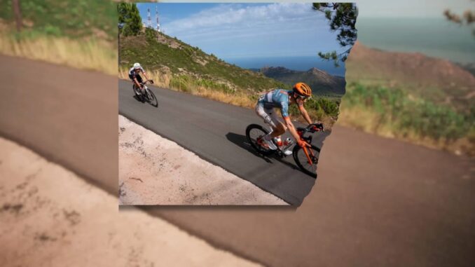 La Vuelta regresa a Castellón con dos etapas tras tres años de ausencia Cartel promocional de La Vuelta anunciando el regreso de la competición a la provincia de Castellón