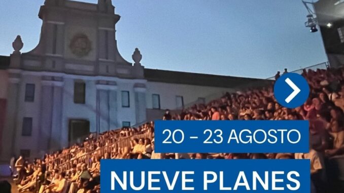 Nueve planes para el fin de semana en Madrid del 20 al 23 de agosto Cartel con nueve planes para el fin de semana en Madrid del 20 al 23 de agosto