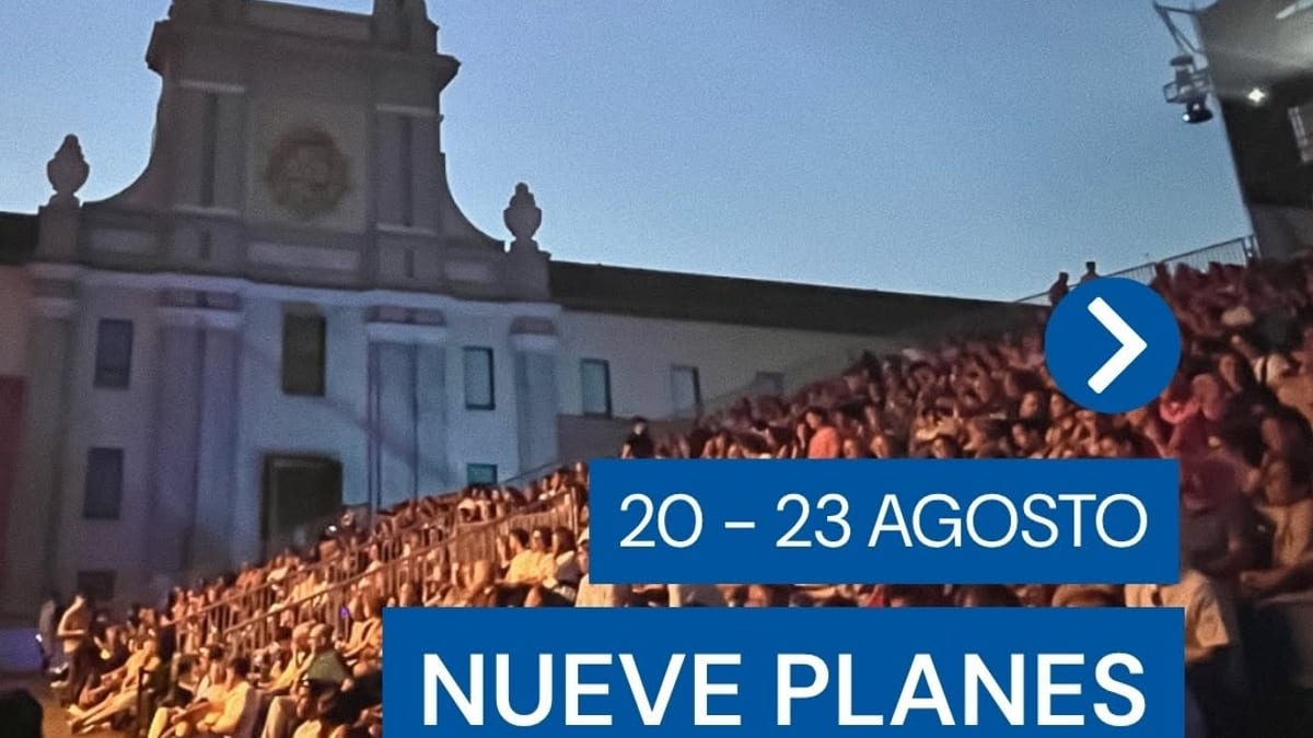 Cartel con nueve planes para el fin de semana en Madrid del 20 al 23 de agosto
