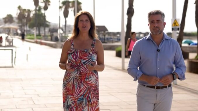 Avanzan las obras de renovación del paseo marítimo de Pedregalejo Vista del paseo marítimo de Pedregalejo durante las obras de renovación en Málaga