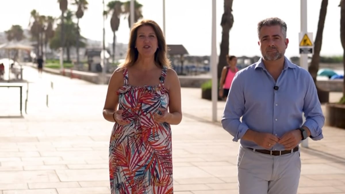 Vista del paseo marítimo de Pedregalejo durante las obras de renovación en Málaga