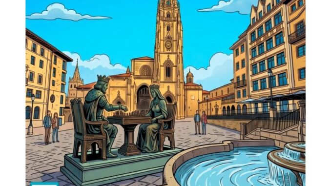 Acoge los Campeonatos de España de Ajedrez por Clubes en Oviedo Cartel promocional de los Campeonatos de España de Ajedrez por Clubes Segunda División Norte, Oviedo 2026