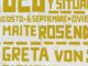 Cartel del Festival Parees 2025 de muralismo contextual y situado en Oviedo, con las artistas Maite Rosende, Greta von Richthofen y Mar Herrera