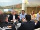 Alfonso Rueda Valenzuela durante su visita al Centro de Coordinación Operativa Integrado en A Estrada