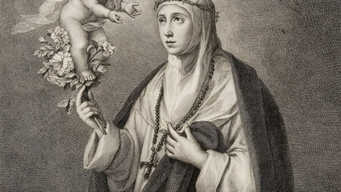 Santa Rosa de Lima, terciaria dominica y primera santa canonizada nacida en América