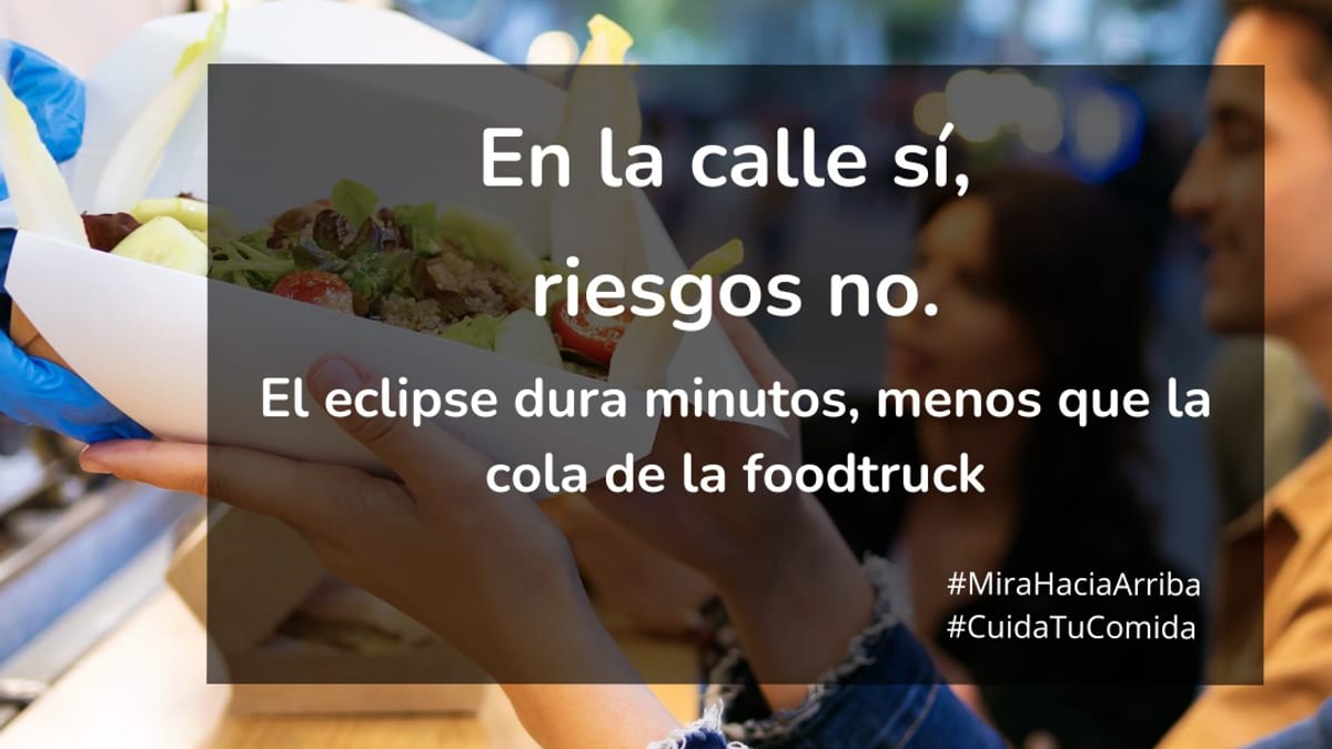 Campaña de seguridad alimentaria de la AESAN durante el eclipse: recomendaciones de higiene para comida callejera
