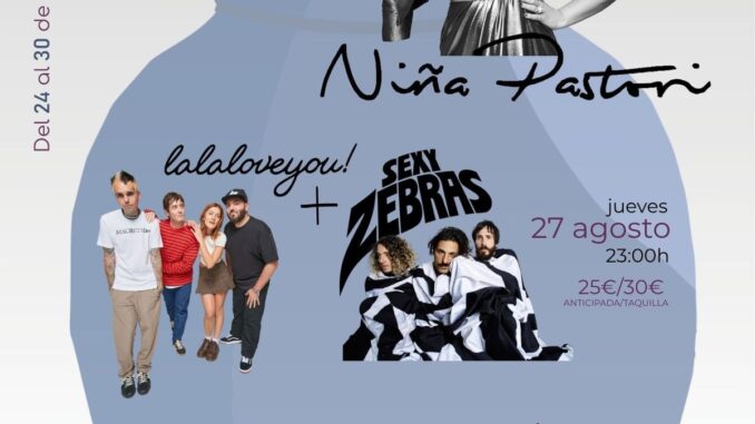 Cartel de conciertos de Feria y Fiestas 2026 de Tomelloso con programación del 24 al 30 de agosto