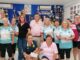 Grupo de participantes del Torneo de Petanca de las Ferias de Alcalá 2026 posando en la entrega de trofeos