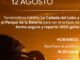 Cartel promocional del eclipse solar de Torremolinos del 12 de agosto con horarios 18:30 a 21:30 horas