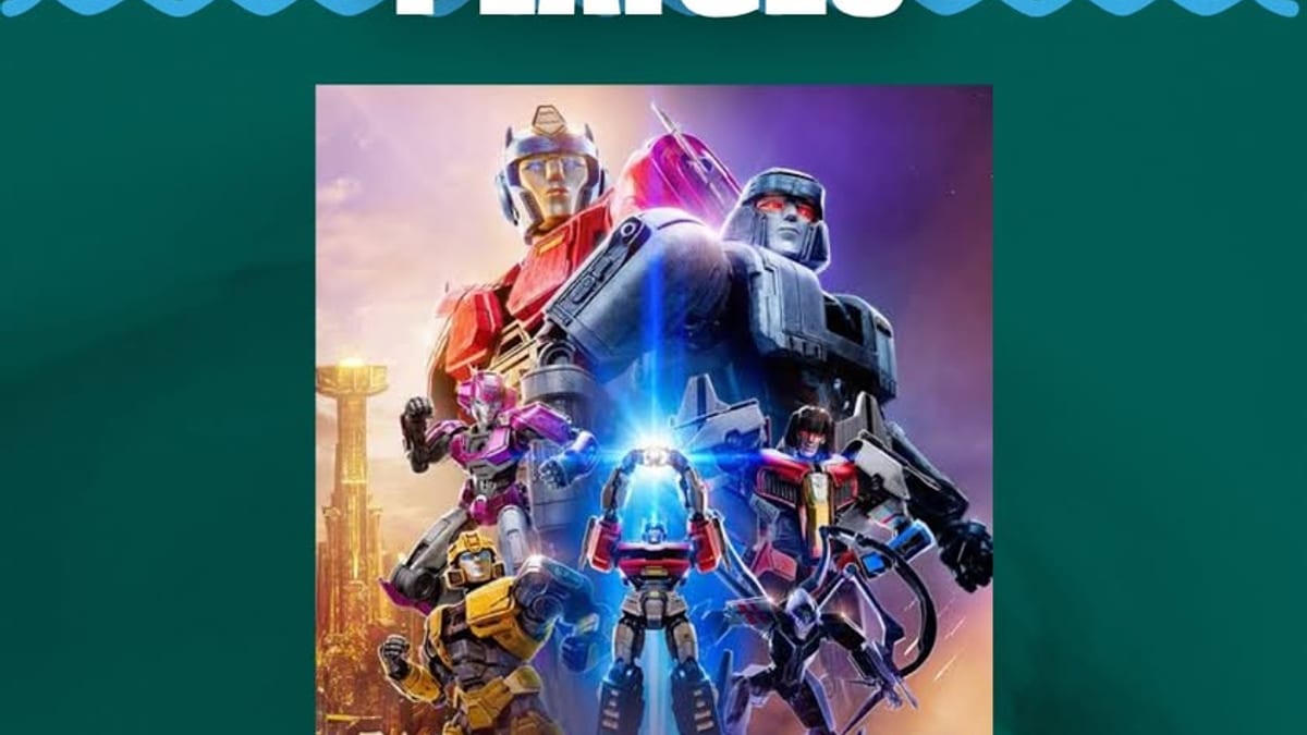 Cartel de 'Transformers One' para el cine de playa de Miramar organizado por la Diputación de Valencia