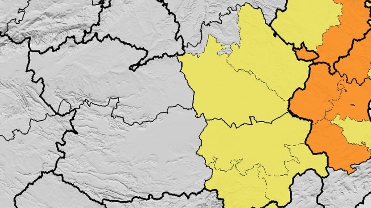 Aviso amarillo de AEMET por lluvias y tormentas en Cuenca para el 16 de septiembre