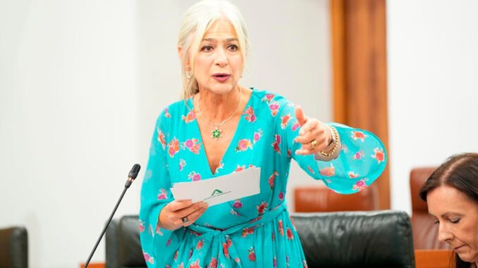 Consejera de Cultura de la Junta de Andalucía en el Parlamento