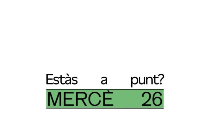 La app de la Mercè se actualiza para la Festa Major 2026 Cartel promocional de la app de la Mercè 2026 con el texto 'Estàs a punt?' y el logo oficial de la festividad
