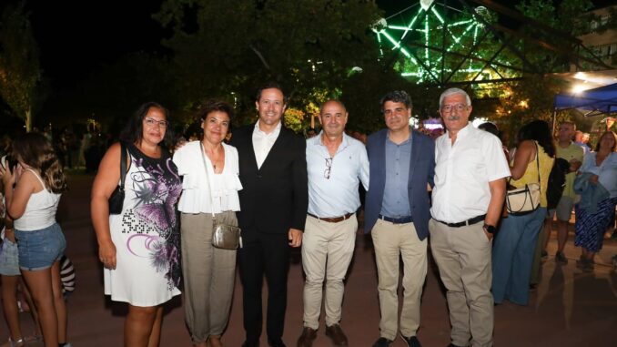 Arrancan las fiestas de Buenavista con pregón del concejal Alcalde Acto de inauguración de las fiestas de Buenavista en Toledo con el concejal Juan José Alcalde durante el pregón