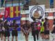 Encuentro de baloncesto del equipo Navahermosa de Navalcarnero durante el partido del lunes