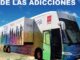 Cartel del Bus Drogas o Tú en Valdemoro promocionando prevención de adicciones el 8 de septiembre