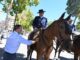 Cabalgata Ecuestre recorriendo las calles del centro urbano de Albacete durante la Feria